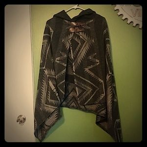 EUC Lauren by Ralph Lauren Women's Poncho Sz Large